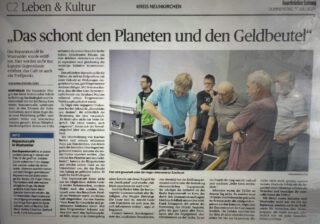 Reparaturcafé Illingen mit aus der Taufe gehoben